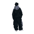 Light Weight Reflective Line Super Wide Jogger Snowboard Pants