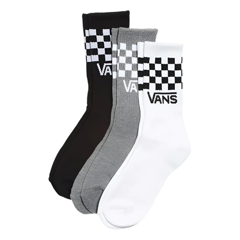 Drop V Classic Check Crew 3pk - Kids