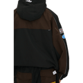 Patched Utility Hooded Snowboard Jacket