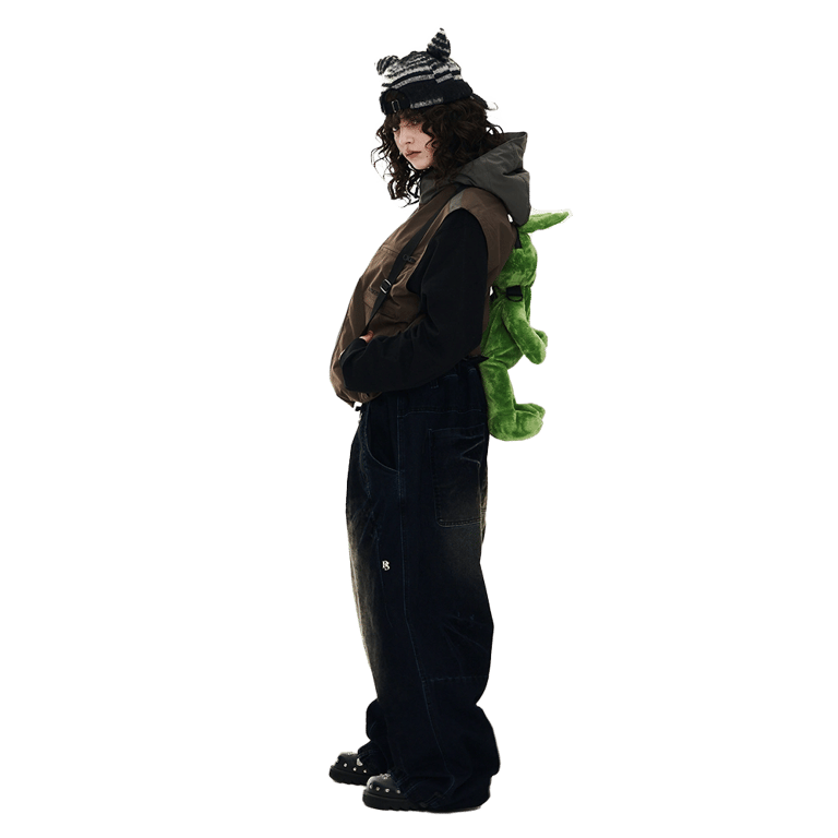 Trippy Rabbit Stuffed Doll Backpack