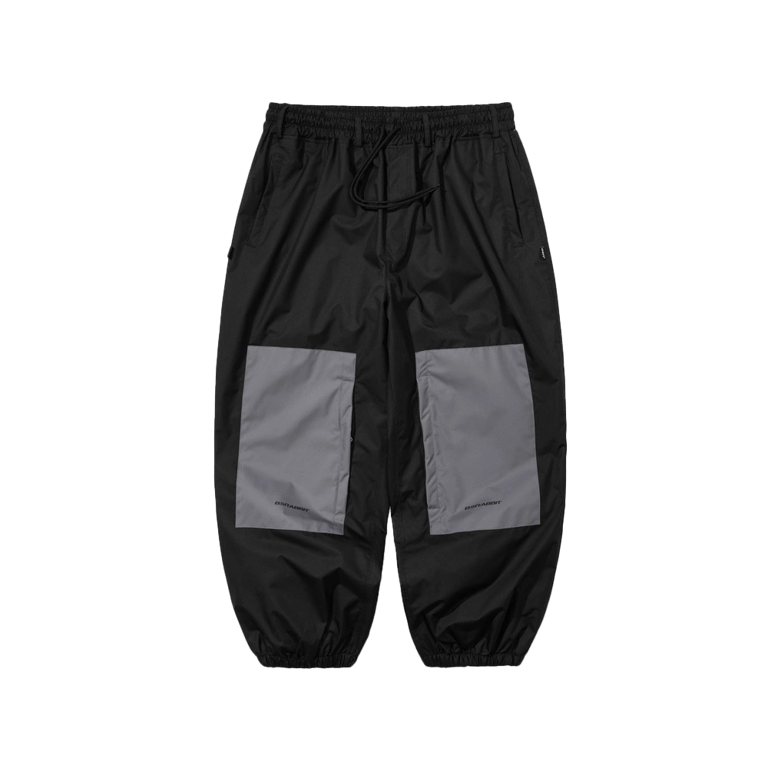 Dual Tone Super Wide Jogger Snowboard Pants