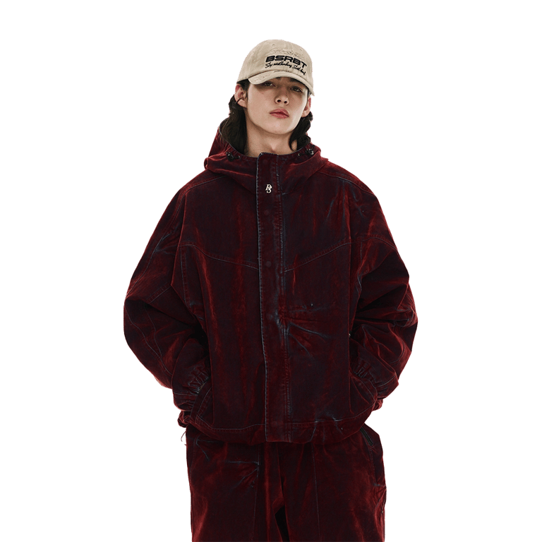 DSXBS Wax Real Denim Hooded Snowboard Jacket