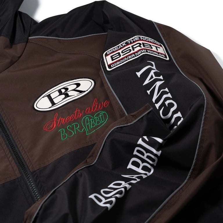 Patched Utility Hooded Snowboard Jacket