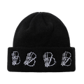 Skeletal Hand B Embr Beanie