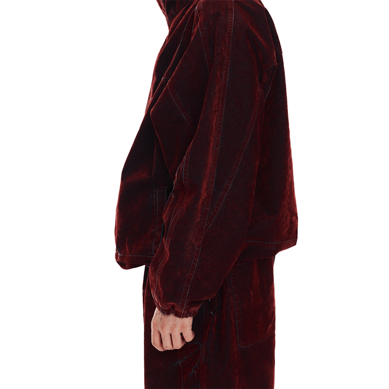 DSXBS Wax Real Denim Hooded Snowboard Jacket