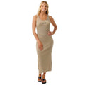 High Tide Stripe Rib Midi Dress - Womens