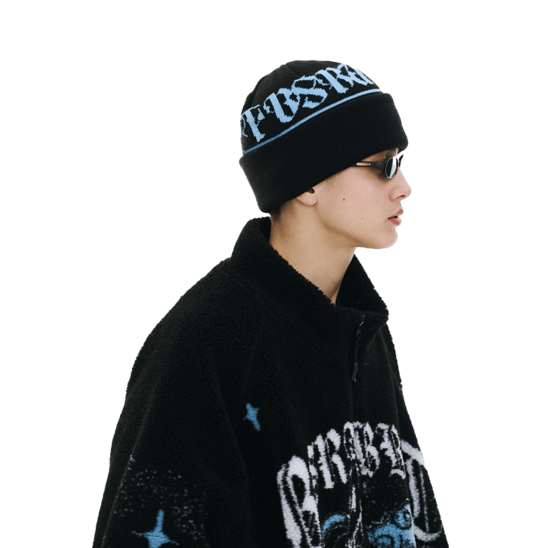 Logo Pattern Beanie