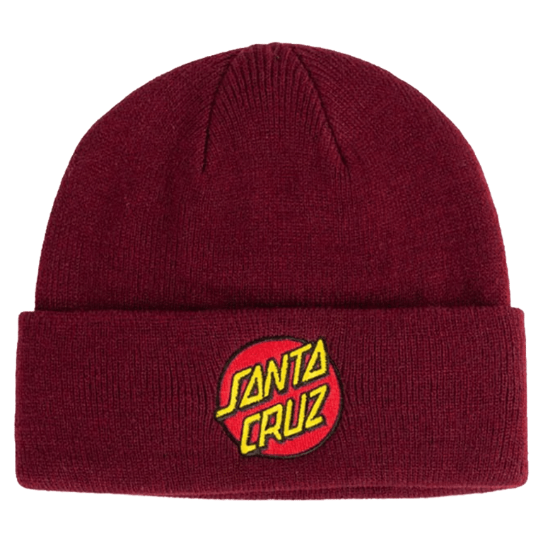 Classic Dot Patch Beanie