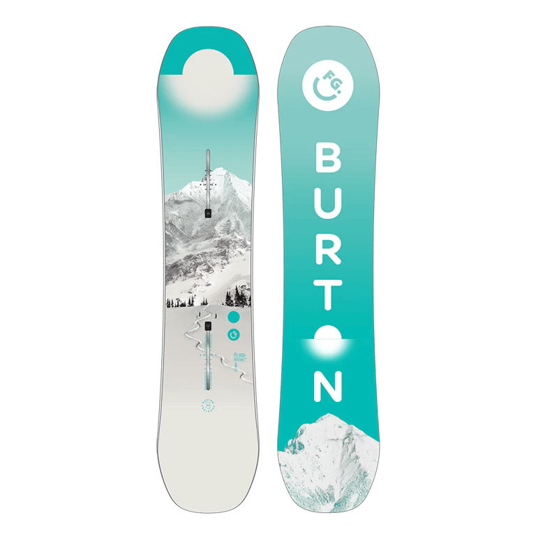 Main view of the Burton Feelgood First Track Snowboard, 26/27 women's model
