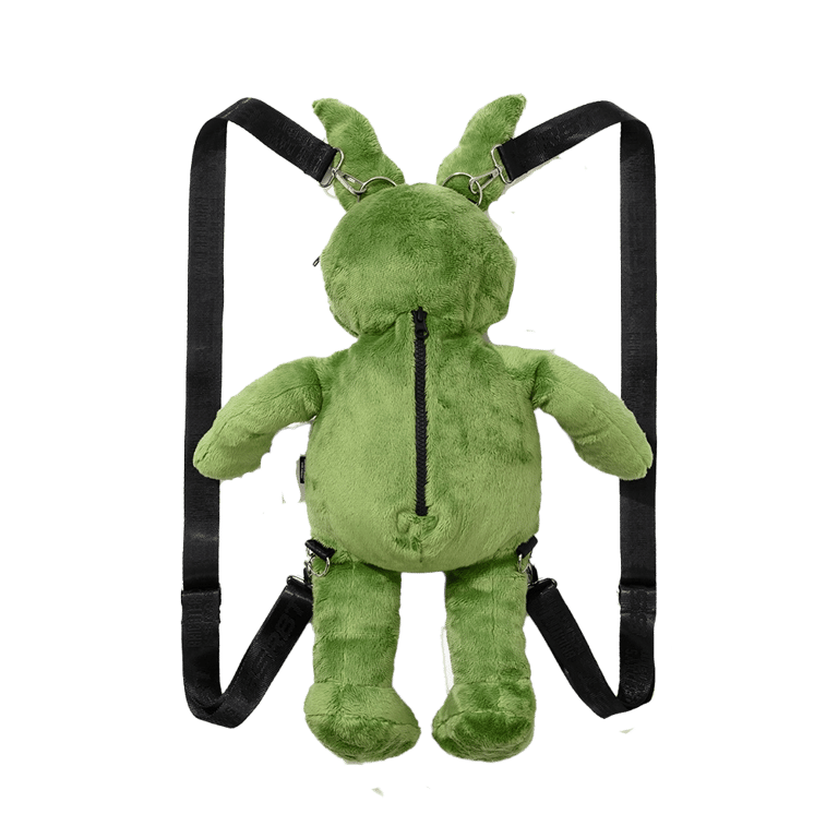 Trippy Rabbit Stuffed Doll Backpack