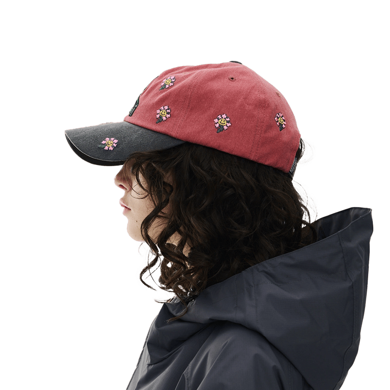 Square Block Rabbit Flower Cotton Cap