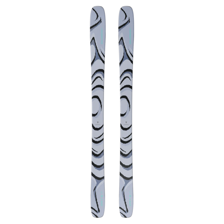 Top view of the SALOMON QST 100 Cosmic Sky Skis, 26/27 Unisex's model