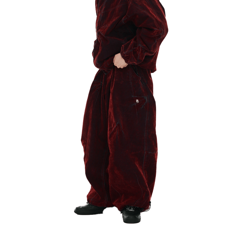 DSXBS Super Wide Pintuck Wax Real Denim Snowboard Pants
