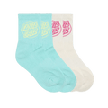 Oval Dot Mid Sock 4 Pack - Kids