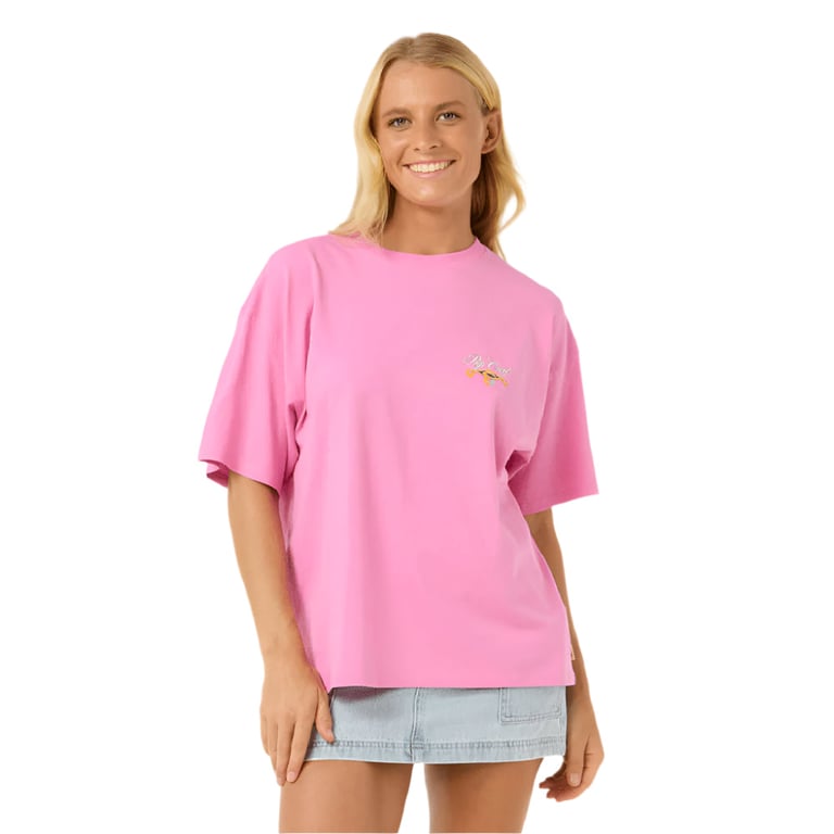 Hibiscus Diamond Heritage Tee - Womens