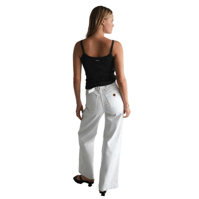 94 Wide Western White Jean - Womens