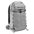 Main view of the Burton Sidehill Backcountry Backpack in Sharkskin colourway, unisex's model