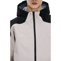 Asymmetric 3L Seam Sealing Hooded Shell Snowboard Jacket