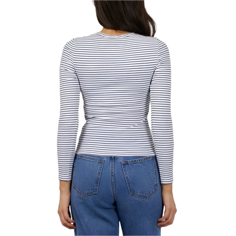 Eve Rib Stripe Long Sleeve - Womens