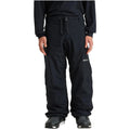 Black Quiksilver High Altitude Gore-Tex snowboard pants with a drawstring waist and baggy fit.