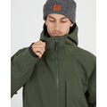 Front view of XTM Ridge Line Ski Jacket in colour Ivy