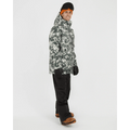 Side full view of XTM Ridge Line Ski Jacket hood in Ccolour Stone Linchen