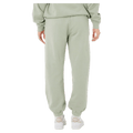 Sage green Rip Curl Varsity Sports Track Pant for women, back view with elasticated cuffs and relaxed fit.