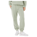 Sage green Rip Curl women's track pants with an elastic drawstring waist, side pockets, and cuffed ankles.