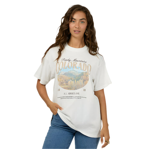Rocky Mountains Relaxed Tee - Womens