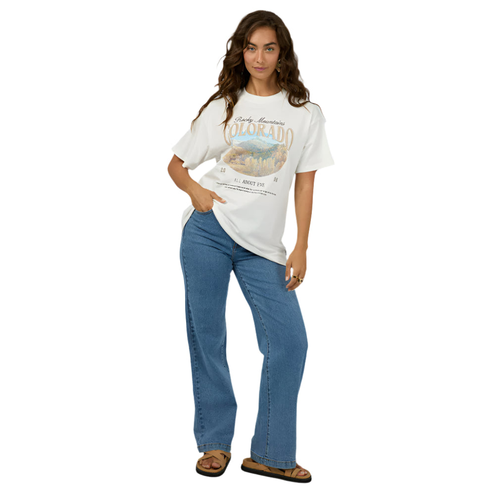 Rocky Mountains Relaxed Tee - Womens