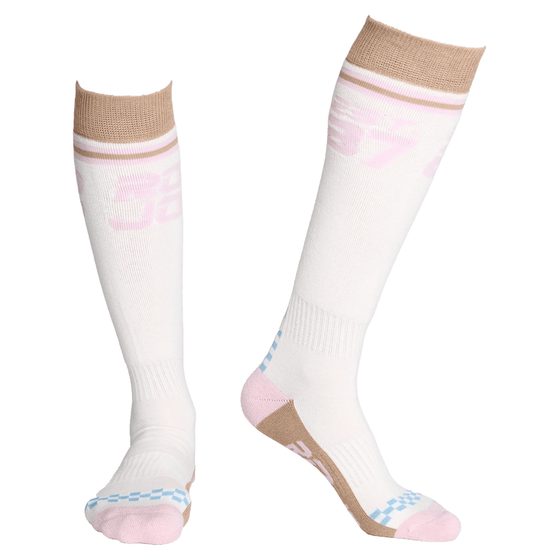 View of Rojo Rojo 87 Sock - Womens in Snow white