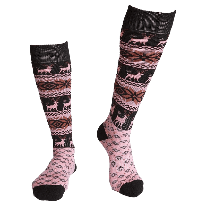 Nordic Snowflake Socks - Womens