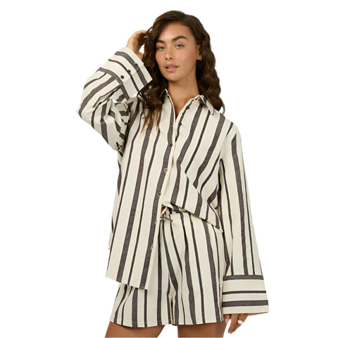 Rosa Stripe Shirt - Womens