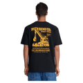 Back view of the RVCA Demo SS Tee, black