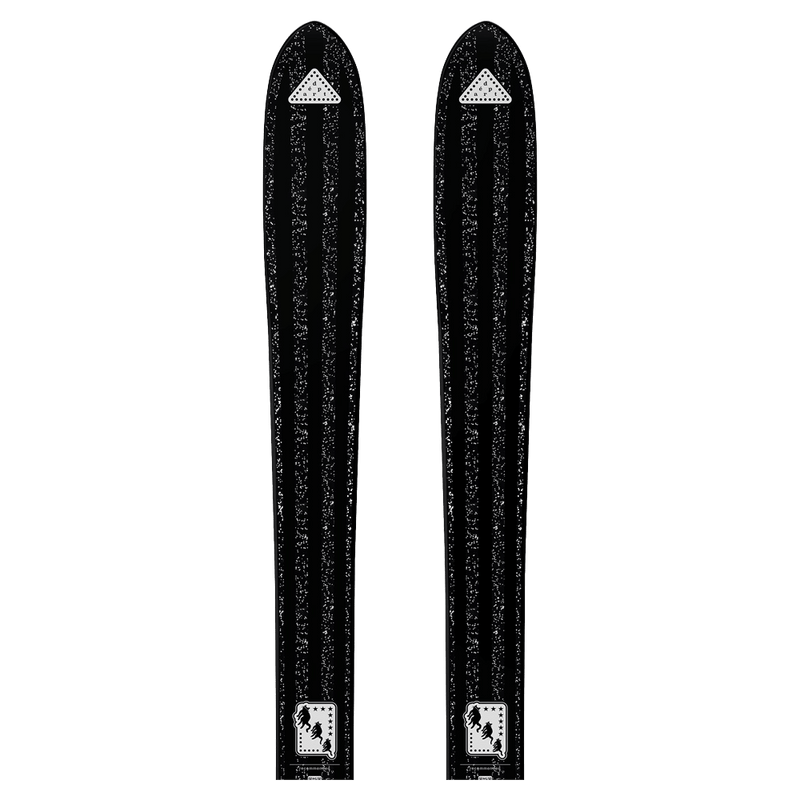 Close view of the SALOMON Depart 02 Black Skis, 26/27 Unisex's model