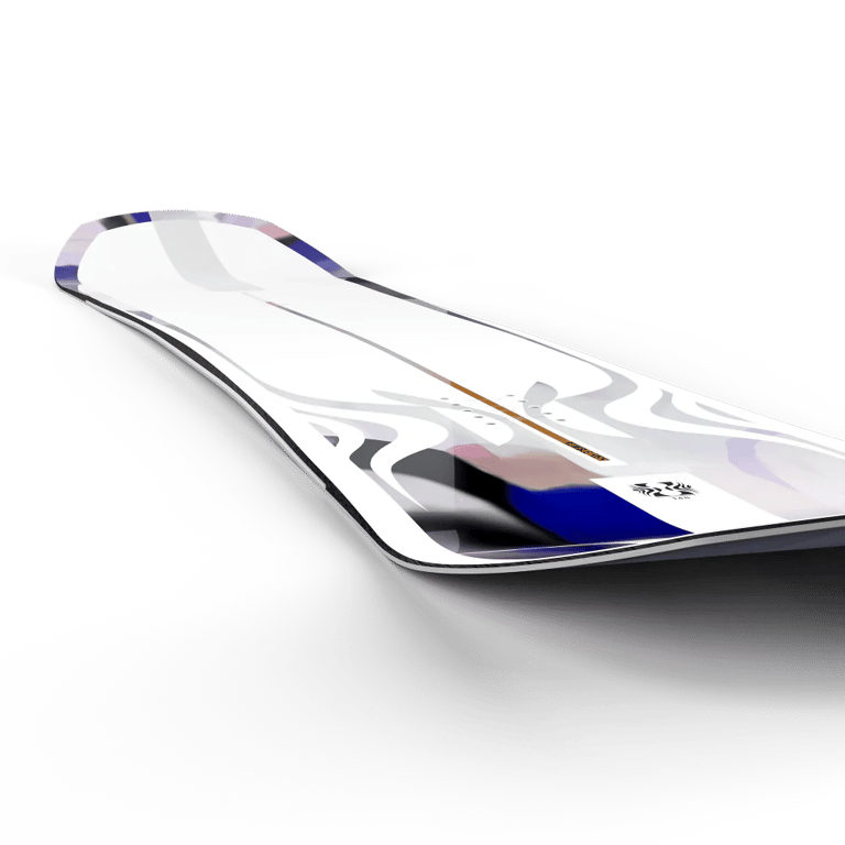 Close view of the Salomon 2027 Rumble Fish Snowboard, Women model.