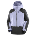 Main view of the Salomon Absolute 3L Ski Jacket, Blue Granite and Deep Black