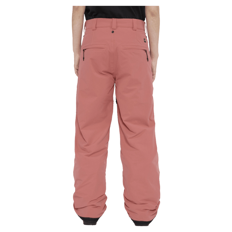 Bacj view of the Armada Brae 2L Pants in Faded Rose colourway, unisex's model