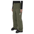 Side view of the Armada Brae 2L Pants in Olive colourway, unisex's model