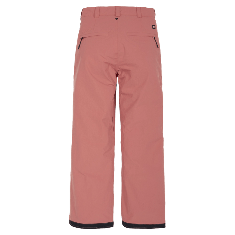 Back view of the Armada Brae 2L Pants in Faded Rose colourway, unisex's model