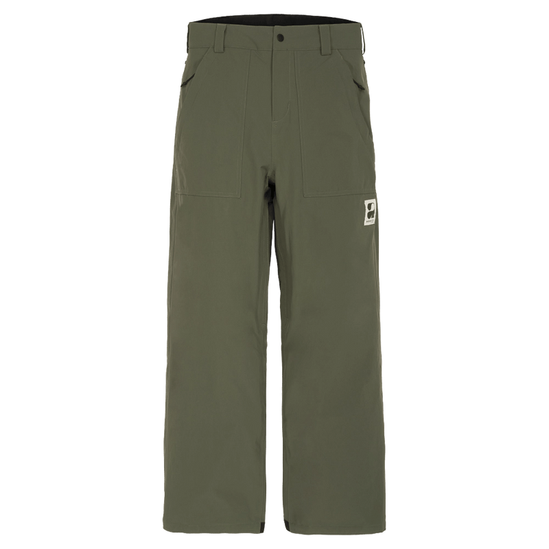 Main view of the Armada Brae 2L Pants in Olive colourway, unisex's model