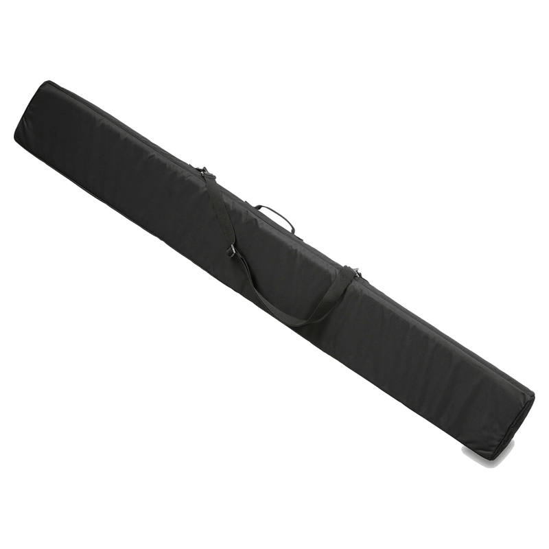 Side view of the Dakine Ski Sleeve Bag in BLACK colourway, unisex's model