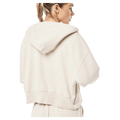 Back view of the PE NATION Adventure Zip Through Cloud Jumper, 26/27 Womens's model