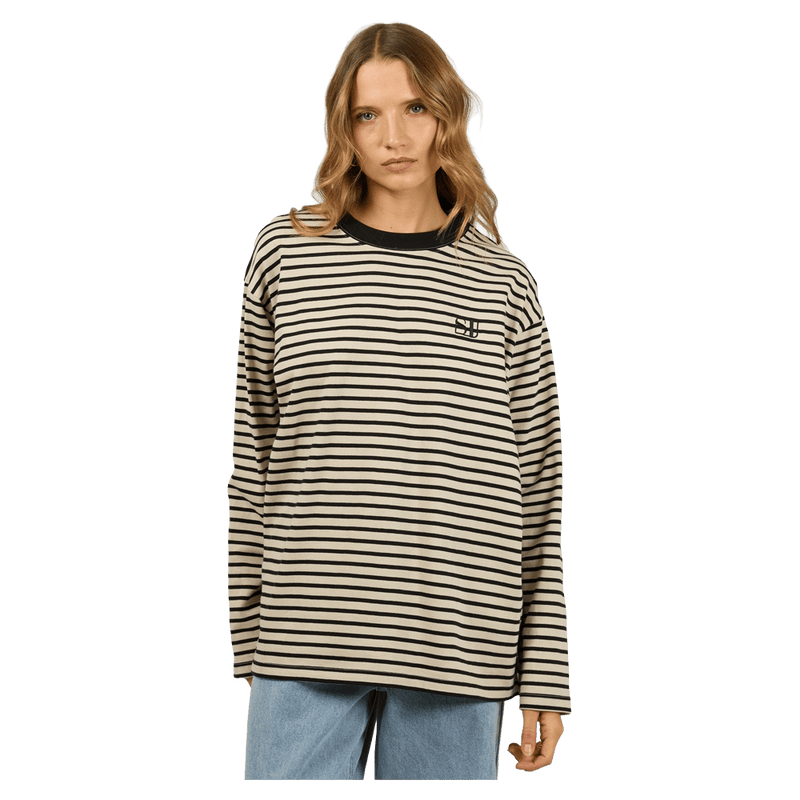 Foundation Stripe L/S Tee - Womens