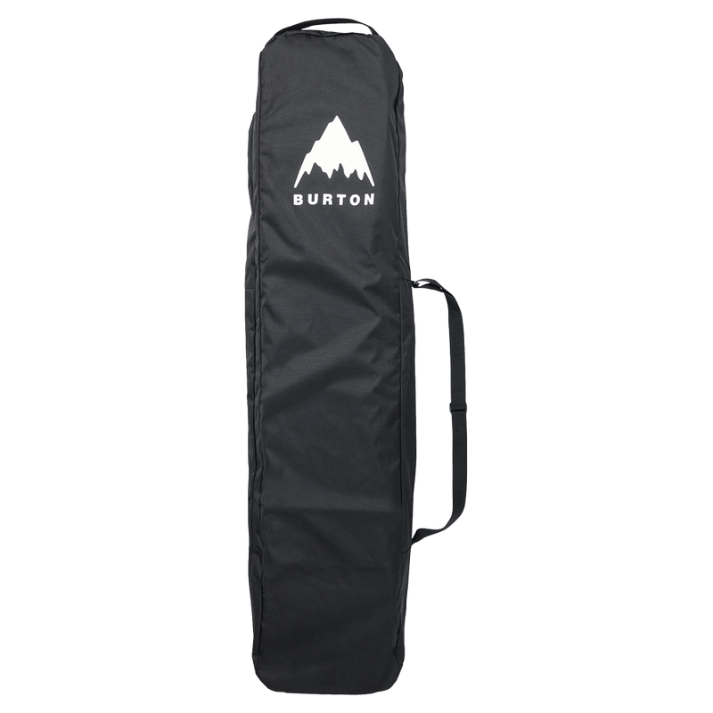 Main view of the Burton Commuter Space Sack SB Bag in True Black colourway, unisex's model