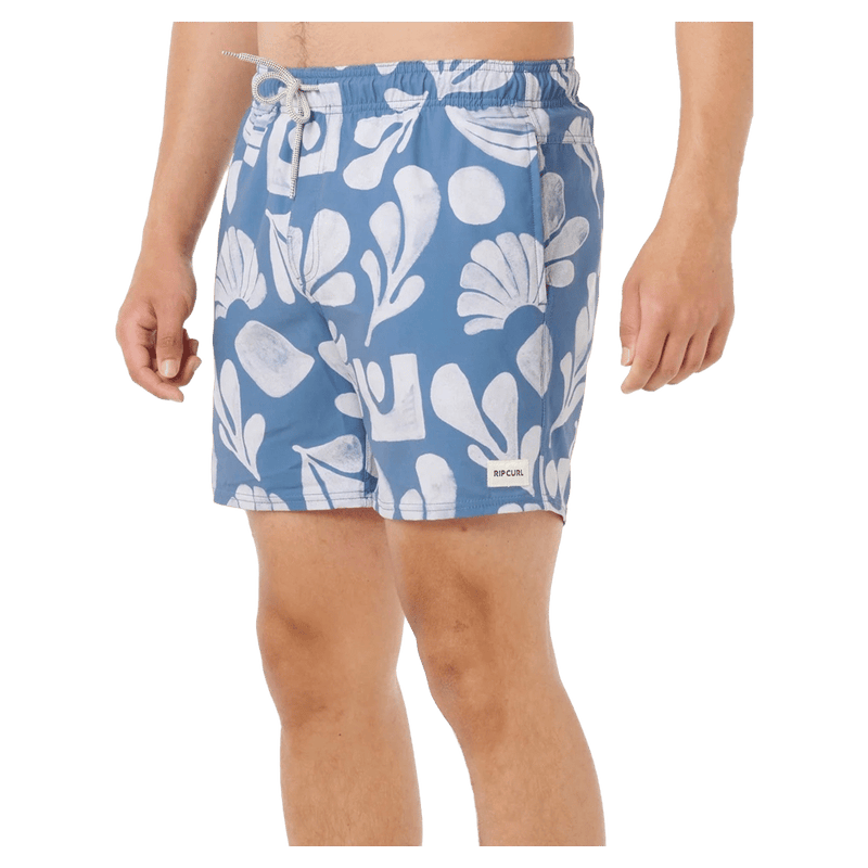 Side view of the Rip Curl Fun Times Shorts in White colourway, men's model
