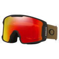 Main view of the Oakley Line Miner XL Goggles in Army Green Cord, Prizm Torch lens, unisex model