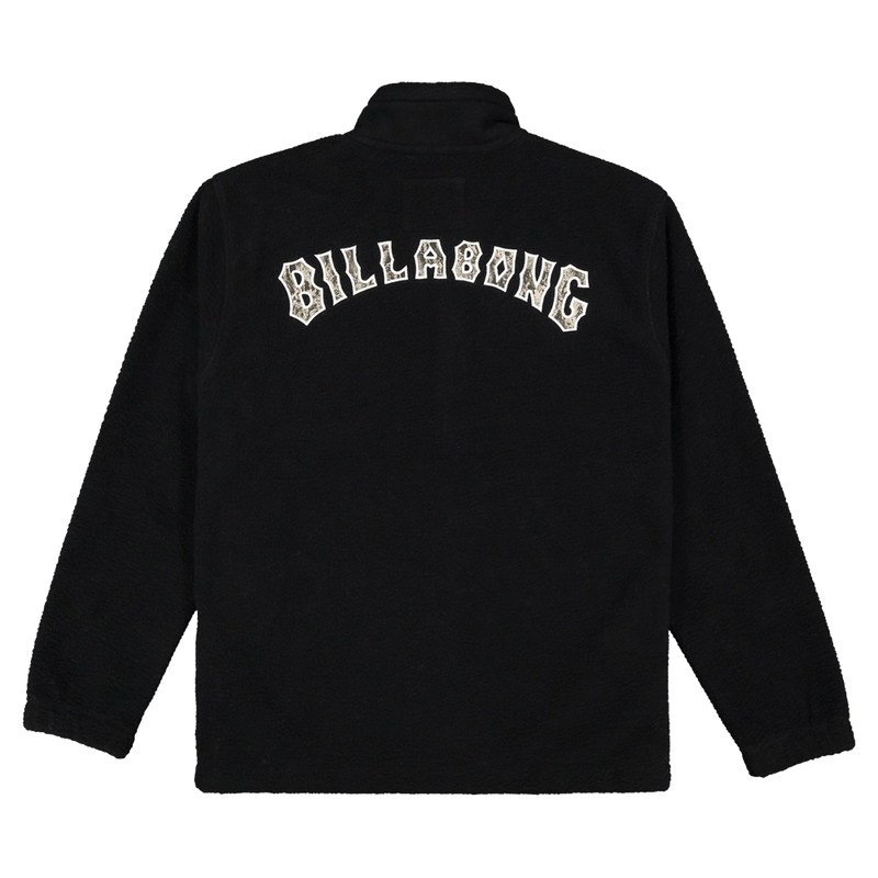 Back view of the Billabong Boundary Mockneck Jumper in Black