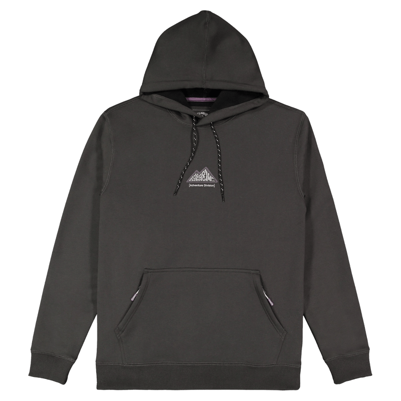 Front view of the Billabong Shoreline Pullover Jumper in Charcoal