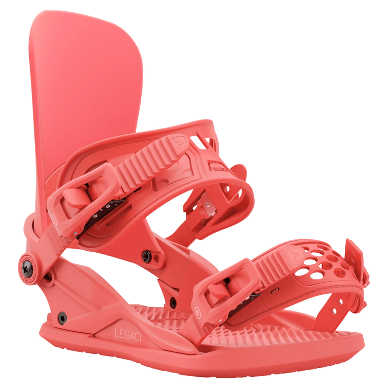 Union Legacy Snowboard Bindings - Womens Coral Strap View